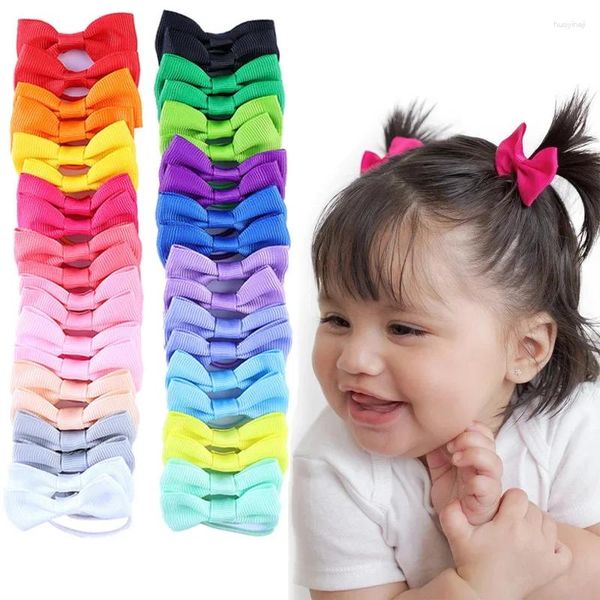 Accessoires de cheveux 40pcs / sac Élastiques Bandes Baby Girls Durable Child Ring Head Corde Cordeaux de casse