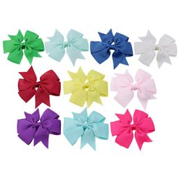 Accessoires de cheveux 5 pièces/ensemble fille chapeaux ruban nœud papillon pince enfants coloré nœud papillon épingle à cheveux pour princesse enfants Barrette