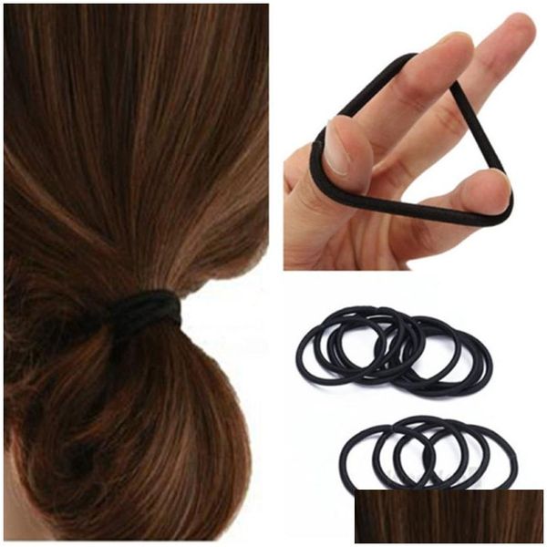 Accessoires de cheveux 50pcs Femmes Élastiques TIES CORDES ROPES ANNEUX PROPRIÉTÉ DE PONTE PONT