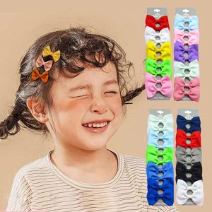 Accessoires pour cheveux 510 PcsSet Mignon Bébé Clips Fleur Treillis Arcs Enfants Filles épingles Dot Enfants Chapeaux Barrettes 230328