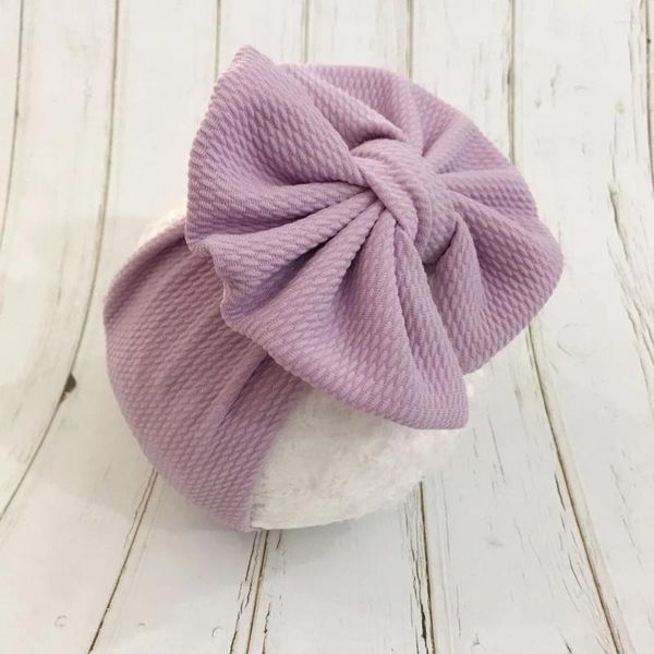 Accessoires pour cheveux, bandeau à gros nœud de 7 pouces pour filles, Turban élastique solide avec grands nœuds, bandeau pour enfants