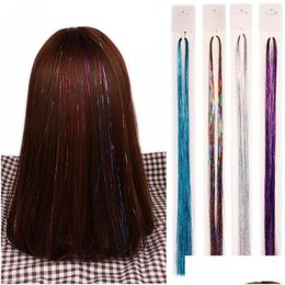 Accessoires de cheveux 95 cm Colorf Filetages brillants Kit de paillettes en guirloque