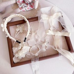 Accessoires de cheveux 9pcs Set Clip beige Hoops For Childre