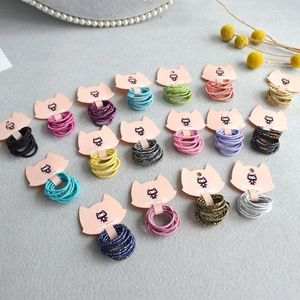 Haaraccessoires A2ES 10PCS Kinderen Girl Glitter High Elastic Rope vaste paardenstaarthouder 12 kleuren