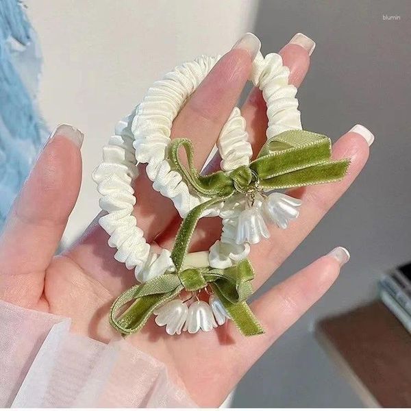 Accessoires pour cheveux Clip d'arrivée avec motif de fleur de lys, bandeau à nœud papillon de Style Super féerique pour filles