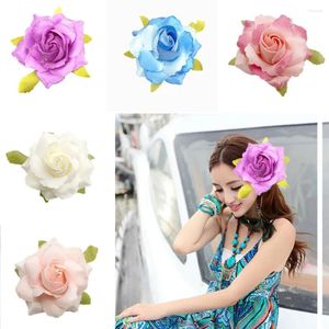 Accessoires pour cheveux Arrivée Llittle ROSE Flower Clip Épingles à cheveux pour femmes Décorations de mariage de mariée