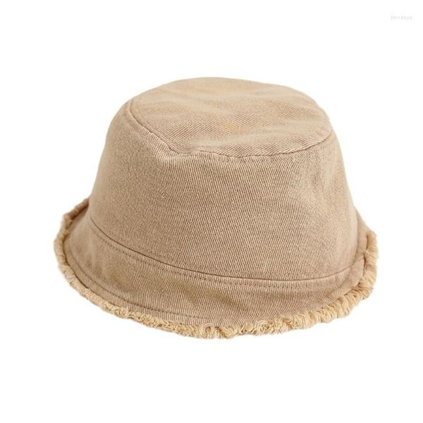 Accessoires cheveux bébé automne chapeau bébé bassin respirant seau effiloché conception enfant casquette