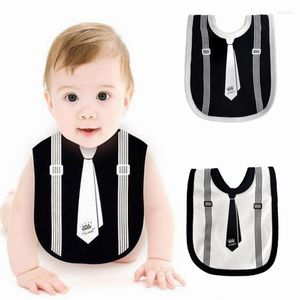 Haaraccessoires Baby slabbetje voor meisjesjongen peuter geboren zacht speeksel handdoekvoeding wasbaar wasbare herbruikbare das slabbetjes baby kleding