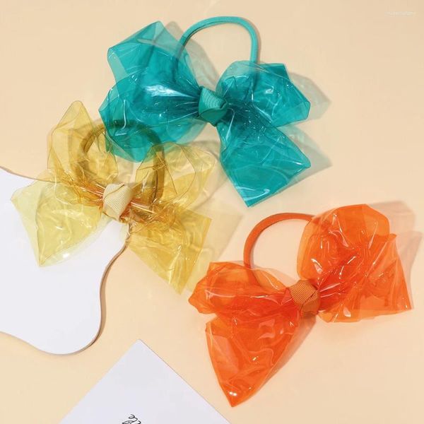 Accesorios para el cabello para bebés recién nacidos, gorros para niños y niñas, lazo de Color caramelo, accesorios de fotografía, diademas, diadema de nailon