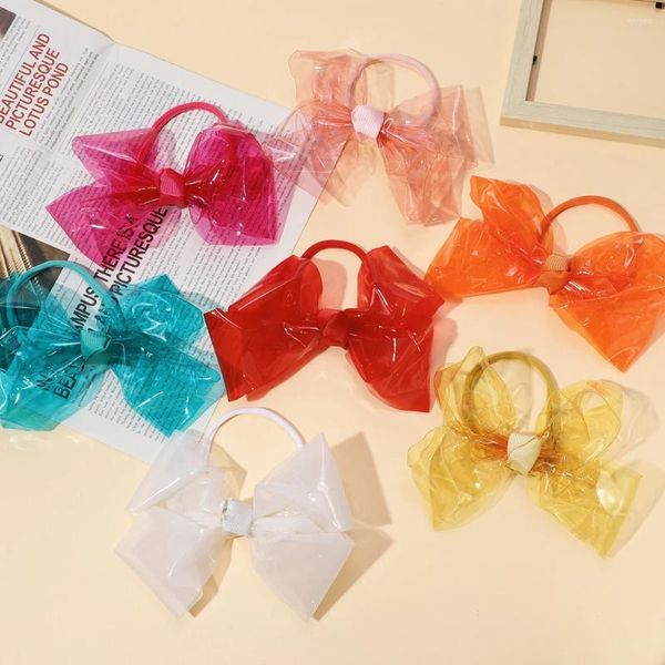 Accesorios para el cabello bebé para niños pequeños niños niña niño Sofe Nyon diadema elástica lazo grande diadema de Navidad