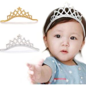 Accesorios para el cabello Baby Girl vendaje Tada Banda Diabarra Cinilla Bow Turban Niños Nacidos Niños Corona Corona PO PropShair