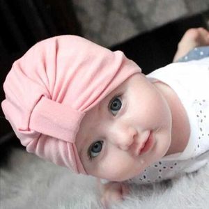 Accessoires de cheveux Baby Child Enfants Turban Boneies Caps Kids Cotton Girl Boy New-Born Photography Props Spring Automne Crochet Crochet Toddlers Y240522