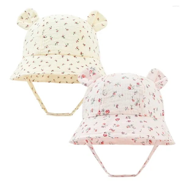 Accessoires pour cheveux, chapeau d'été pour enfants, Panama, garçons et filles, seau printemps-automne, casquette de pêcheur en coton pour tout-petits