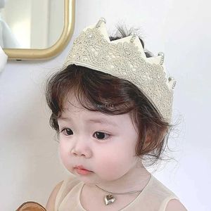 Accessoires de cheveux Baby Bandband Crown Chapeaux pour enfants Turban Elastic Hair Band Girls Boy Head enveloppe des accessoires d'anniversaire pour tout-petits