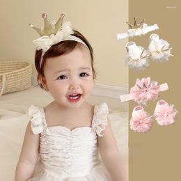 Accessoires de cheveux Baby Bandband Crown Headress Childre