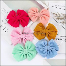 Accessoires pour cheveux bébé, enfants maternité arc imprimé floral épingle à cheveux mignon bébé filles couleur bonbon barrettes mode boutique pince à cheveux enfants 38