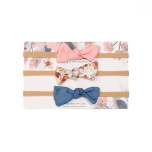 Accessoires pour cheveux, épingles pour bébé fille, bandeau en tissu doux avec nœud papillon, bandeau élastique pour enfants en bas âge