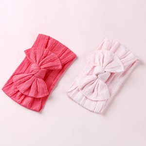 Accesorios para el cabello Arcos grandes Diadema para bebé Flor impresa Diademas Bandas para niñas Turbante ancho y suave para niños