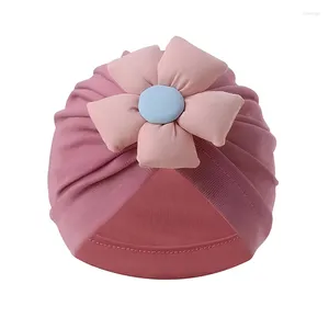 Accessoires pour cheveux, grandes fleurs, bandeau pour bébé, accessoire en coton, bandeaux pour tout-petits, Turban pour enfants filles