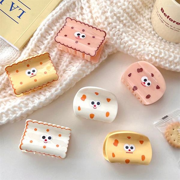 Accesorios para el cabello Biscuit Grabber Sweet Bellamente Lindos Diseños de galletas de dibujos animados Muy buscado