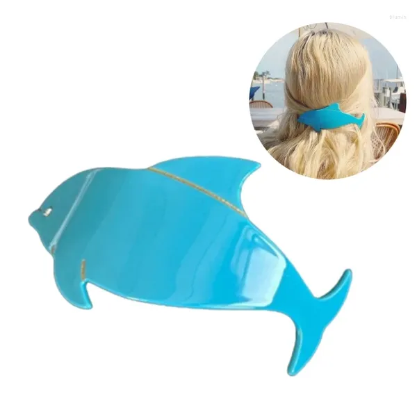 Accessoires pour cheveux Blue Dolphin Clip InsStyle Spring Women Girls Barrettes
