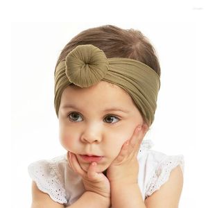 Accessoires de cheveux Marque 0-6Y Né Infantile Enfants Filles Nylon Arc Bandeau Bandeau Stretch Turban Noeud Tête Wrap Chapeaux Cadeaux