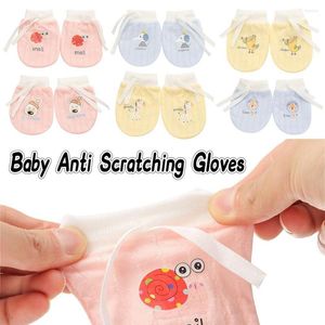Accessoires pour cheveux Respirant Infant Summer Born Mitaines Protection Visage Scratch Gant Complet Bébé Gants Anti-Rayures