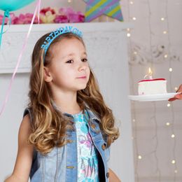 Haaraccessoires Candygirl Verjaardagshoofdbanden Kids Vrouwen Plastic Hoofdtekst Candy Gekleurde hoofdtooi Kinderen Haarbandhoofdstukken