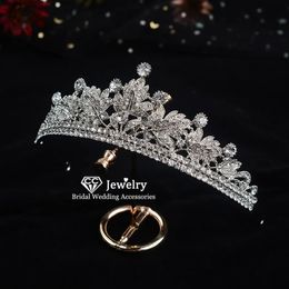 Accesorios para el cabello CC Crown Tiara Boda para mujer Joyería de moda nupcial Reina Tocado Coronas de lujo Regalo de fiesta HG428 231031