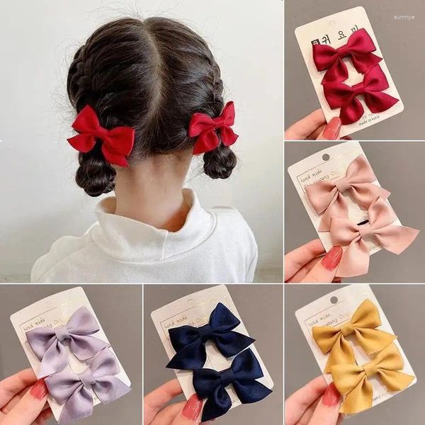 Accessoires pour cheveux Charmsmic Style coréen enfants épingles à cheveux mignon princesse tissu noeud conception pince bébé filles femme