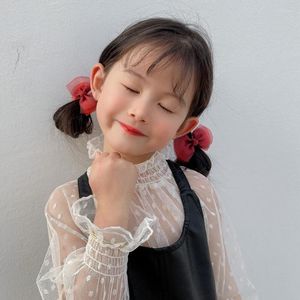 Accessoires de cheveux épingle à cheveux nœud pour enfants pince à bec de canard doux et mignon filles simples frange coiffe coréenne japonaise 4 pc/lot