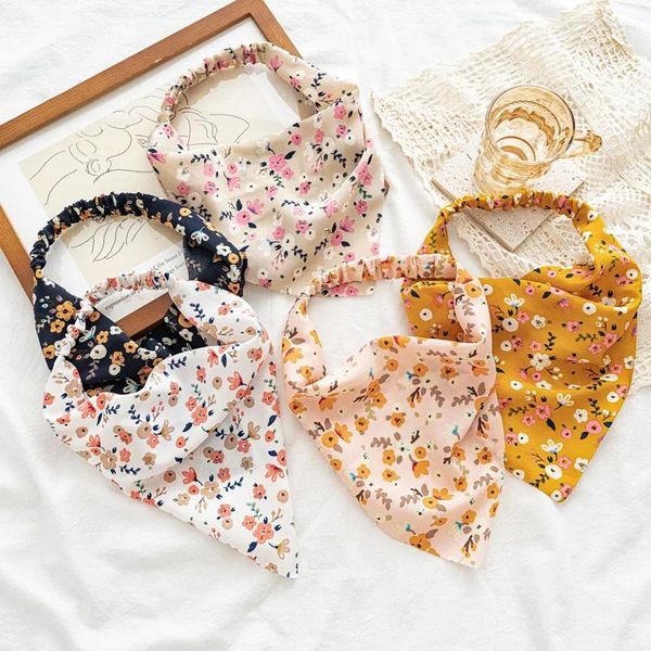 Accessoires de cheveux enfants imprimé bandeau élastique floral bandanas bandanas garçons garçons en tout-petit chapeaux de casseur enfants nés