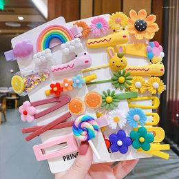 Accessoires pour cheveux, pinces de costume pour enfants, mignon, doux et ne fait pas mal, Animal fille, dessin animé, Clip latéral, épingle à cheveux, cadeau