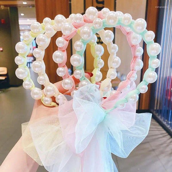 Accessoires pour cheveux Le ruban de perles pour enfants ne carde pas les cheveux. Il y a plusieurs couleurs au choix parmi le bandeau fée princesse prêle.