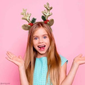 Haaraccessoires Kersthoofdbanden Cadeau Kersthoofdband Fancy Rendiergeweien Haarband Vrolijke decoraties voor vrouwen