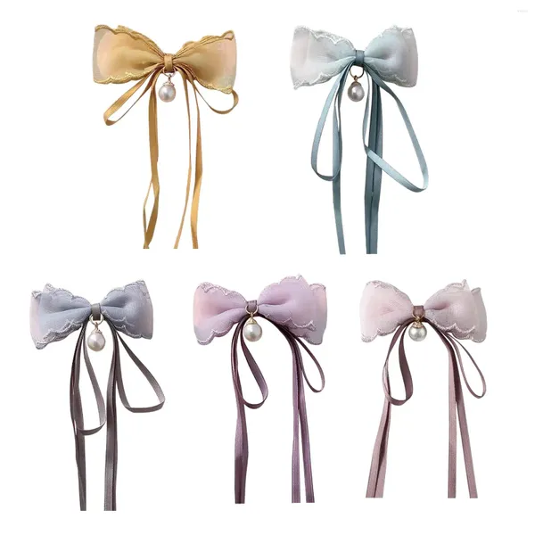 Accessoires de cheveux Clips Bows Barrettes Bowknot Bowknot Barret pour femmes et filles