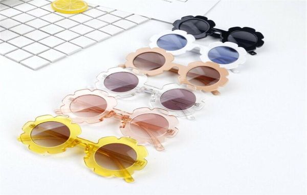 Accessoires de cheveux mignon mignon girls rond lunettes en bas âge en bas âge en bassin souple UV400 Lunettes de soleil enfants verres de soleil pour les lunettes pour GI8770896