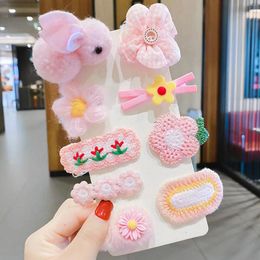 Haaraccessoires Leuke clips voor meisjes Antislipset Girly Mooie strik Bloem Snap