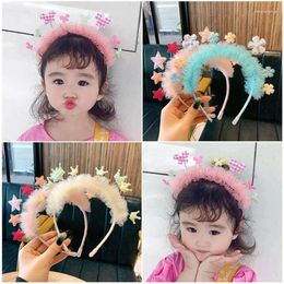 Accessoires pour cheveux, joli bandeau en dentelle en forme de cœur pour bébés filles, bandeau de princesse coréenne pour enfants, cadeau, accessoires de fête