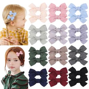 Accessoires pour cheveux, bricolage, nœud en tissu, bordure en tissu, épingle à Clip pour filles, couvre-chef pour bébés enfants, épingle à cheveux sûre, Clips pour enfants