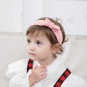 Haaraccessoires oorhoofdband voor babymeisjes nylon kinderen brede band geboren baby kawaii tulband haarbanden peuter