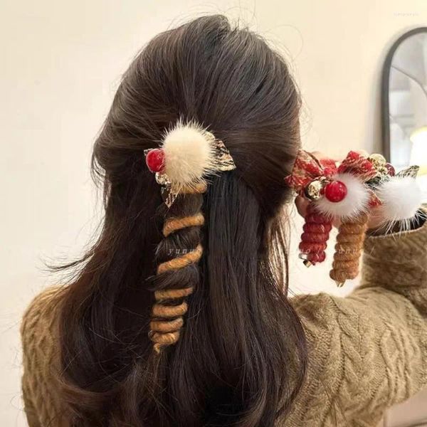 Accesorios para el cabello Bola de pelo elástica Bola de pelo Teléfono Anillo de cuerda Fiesta de la banda de la banda