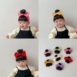 Haaraccessoires Mode Schattige Baby Baby Meisje Pruik Hoed Haarstukje 0-1Y Geboren Kinderen Kids Meisjes Boog Hoofdbanden Hoofddeksels