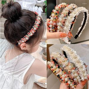 Accessoires de cheveux mode strass perle cerceau antidérapant noir dents ondulées peigne fleur bandes frange outil de coiffure pour femmes filles