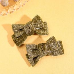 Accessoires pour cheveux, pinces à cheveux avec ruban, épingle à cheveux pour femmes et filles, à paillettes, tendance, Barrette mignonne