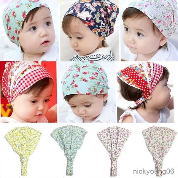 Accessoires cheveux Floral printemps été bébé chapeau filles garçons casquette enfants imprimé bandeau enfants chapeaux chapeaux nouveau-né tête écharpe