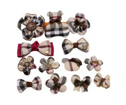 Accessoires de cheveux pour filles bébé grande fleur Plaid princesse bébés fille bandeau cheveux bandeau bébé bandeau enfants coiffure