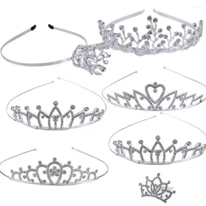 Accessoires de cheveux pour femmes, demoiselle d'honneur, couronne de fleur, cœur d'amour, peigne coréen, diadème en cristal pour enfants, bijoux de mariage