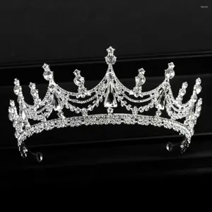 Accessoires de cheveux pour femmes couronne de fleurs fille bandeau baroque mariée couronnes de mariée diamant diadème style coréen diadèmes bijoux de mode