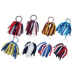 Haaraccessoires Meisje 5Inch Korker Kwastje Paardenstaart Houders Krullende Linten Corker Elastiek Band Bobbels Strikken School Boosters Bloemen Hoofddeksels